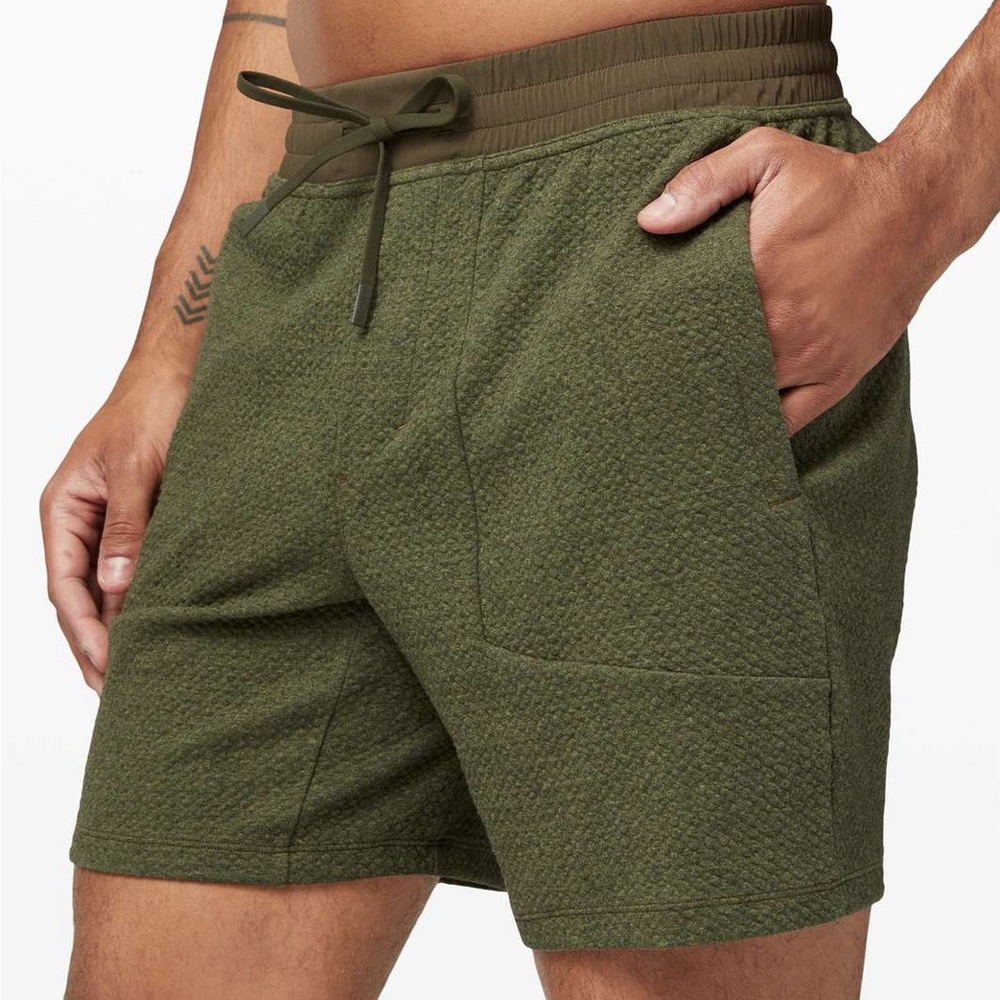 Lululemon At Ease Shorts 5.5” in inseam - Dark Olive - Size S